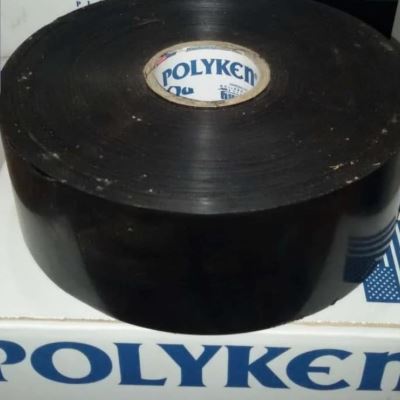Wraping Tape Polyken 6 inch × 100feet ( Harga 1Dus isi 8rol ) - Hitam