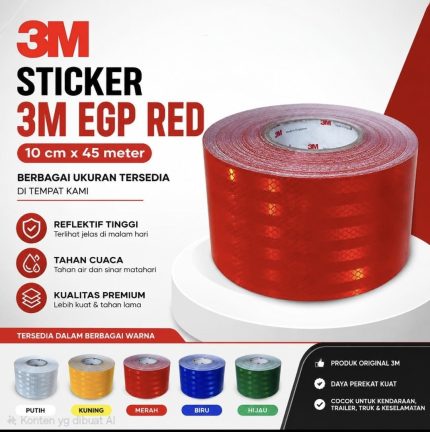 Stiker 3M EGP Engineer Grade Prisma Size 4"×45m